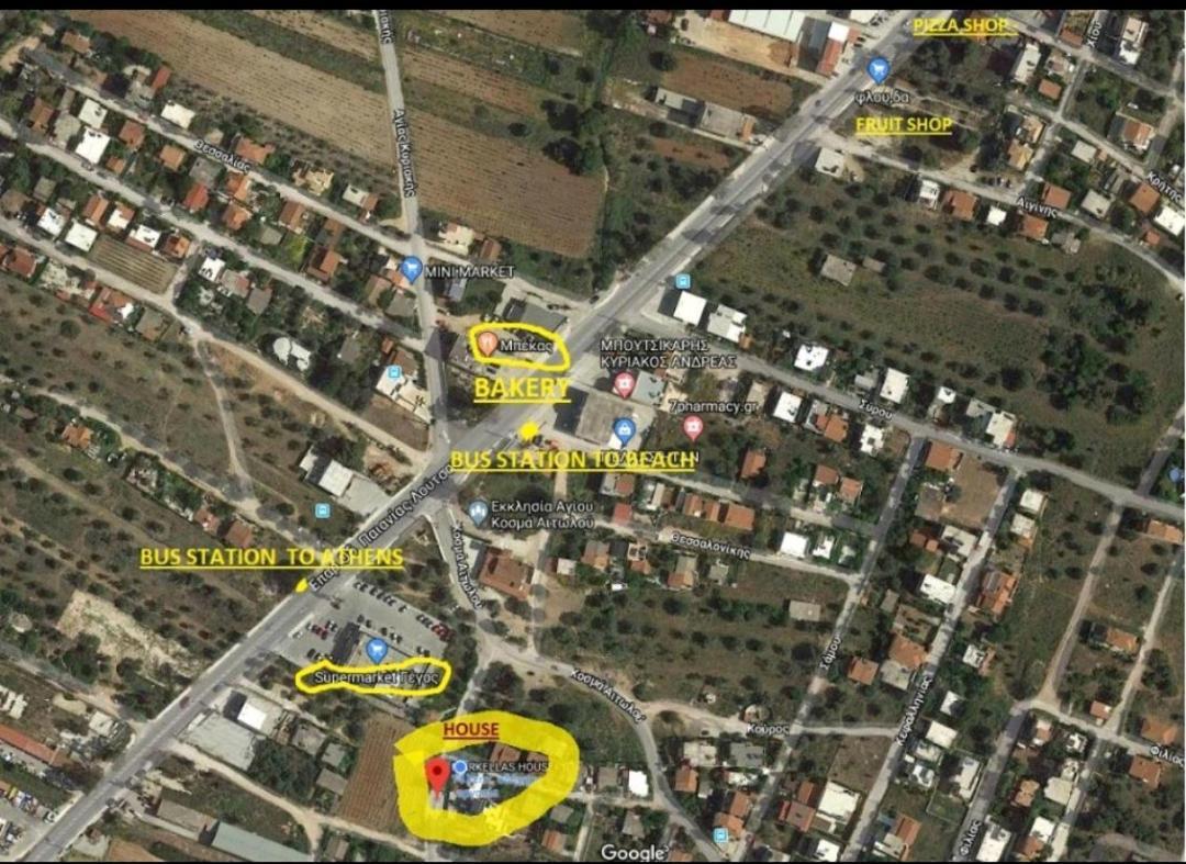 Appartement Georgias House 7 Min From Athens Airport à Artemi Extérieur photo